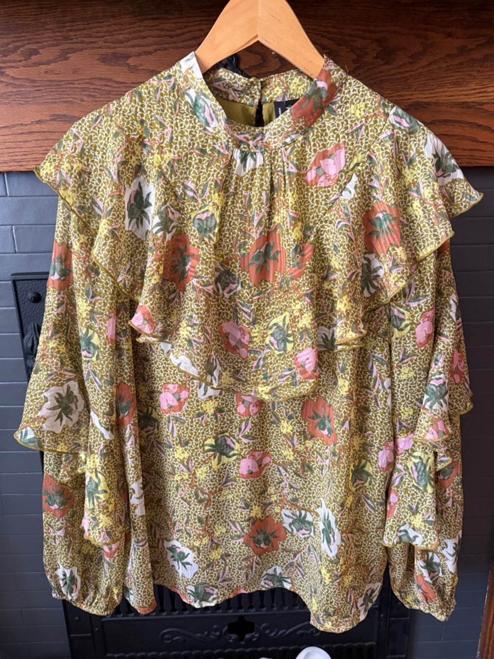 Vero Moda Floral Ruffle Blouse
